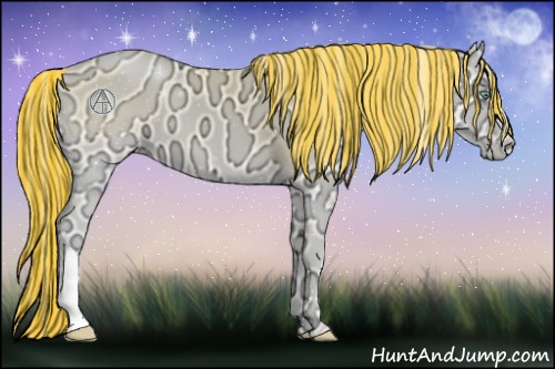 Horse Color:Painted Buckskin Ice Pearl Onyx