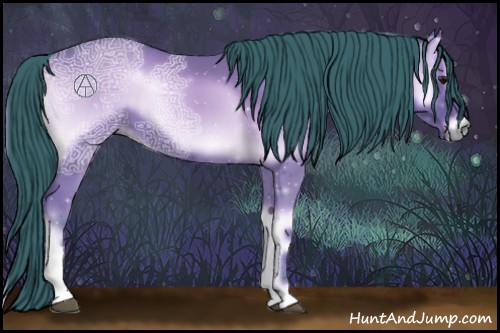 Horse Color:Watercolor Bay Ice Onyx 