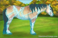 Horse Color:Thunderstruck Bay Ice Onyx Sabino