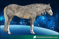 Horse Color:Silver Buckskin Ice 