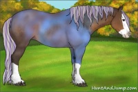 Horse Color:Painted Silver Brown Splash