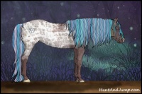 Horse Color:Painted Chocolate Silver Black Chinchilla Ice