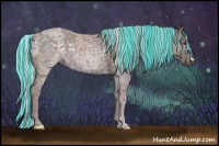 Horse Color:Painted Chocolate Silver Black Chinchilla Ice 