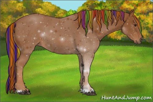 Horse Color:Painted Chestnut 
