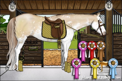 Horse Color:Brown Pearl Dun Sabino Splash 