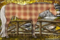 Horse Color:Plaid Silver Bay