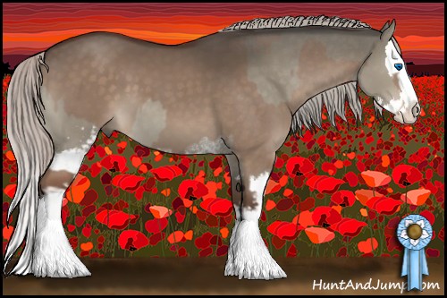 Horse Color:White Spotted Silver Brown Dun Splash and White Spotted Silver Brown Dun Sabino Splash