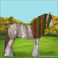 Horse Color:Painted Liver Chestnut Ice 
