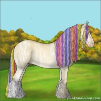 Horse Color:Painted Gold Cream Champagne Ice Dun 