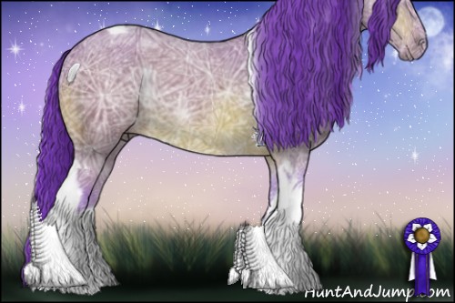 Horse Color:Watercolor Bay Ice Tobiano 