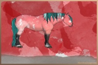 Horse Color:Painted White Spotted Brown Chinchilla Dun Rabicano 