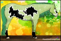 Horse Color:Watercolor Bay Roan Frame 