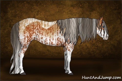Horse Color:Silver Bay Splash Tobiano and White Spotted Buckskin Splash