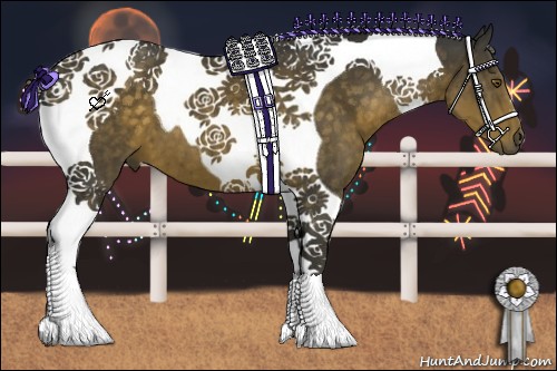 Horse Color:Chocolate Palomino Tobiano 