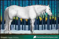 Horse Color:Smoky Grullo Sabino 