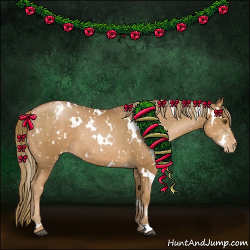 Horse Color:White Spotted Liver Chestnut Pearl Snowflake Varnish 