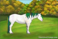 Horse Color:Painted Amber Champagne Ice Dun 