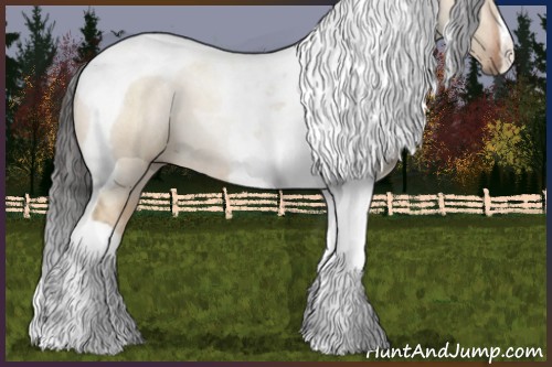 Horse Color:Brown Dun Tobiano 