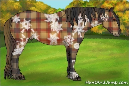 Horse Color:Plaid  Brown Ice 