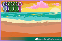 Horse Color:White Spotted Grullo Pearl