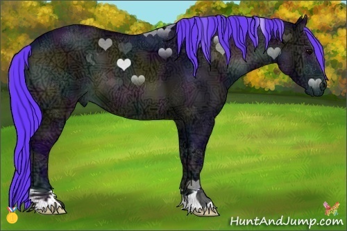 Horse Color:Watercolor Midnight Brown Ice Onyx 