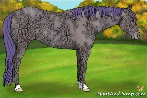 Horse Color:Watercolor Classic Champagne Ice