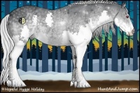 Horse Color:Silver Black Chinchilla Splash