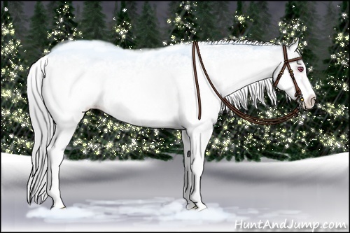 Horse Color:Silver Sable Cream Champagne Chinchilla Onyx Tobiano Frame 