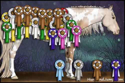 Horse Color:White Spotted Liver Chestnut Pearl 