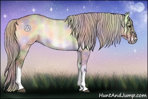 Horse Color:Nacre Silver Brown Onyx