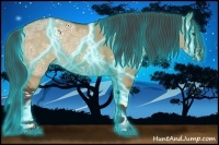 Horse Color:Thunderstruck White Spotted Buckskin Ice Dun 