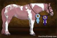 Horse Color:Watercolor Chestnut Tobiano 