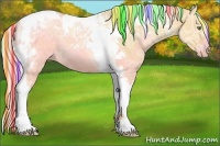 Horse Color:Painted Silver Amber Champagne Ice Dun Tobiano 