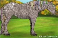 Horse Color:Painted Liver Chestnut Ice Varnish