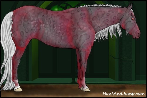 Horse Color:Silver Smoky Black Chinchilla Ice 