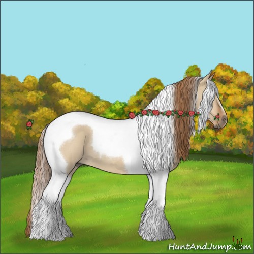 Horse Color:Red Dun Tobiano 