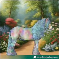 Horse Color:Nacre Watercolor Bay Onyx 