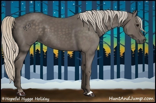 Horse Color:Silver Black 