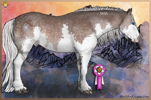 Horse Color:Platinum Silver Brown Splash 