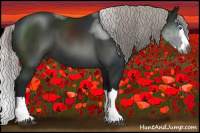 Horse Color:Gray Silver Brown Splash 