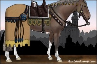 Horse Color:Silver Black 