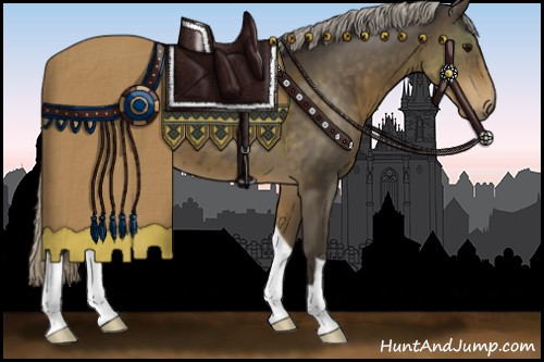 Horse Color:Silver Smoky Black 