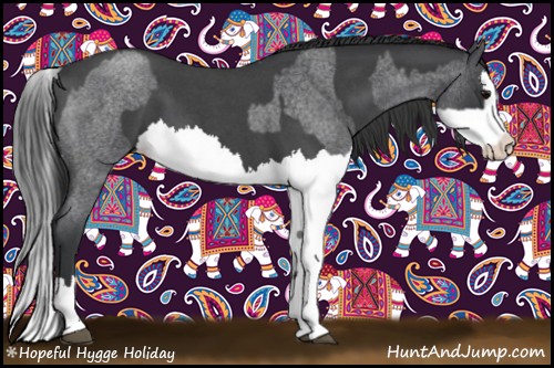 Horse Color:Blue Roan Sabino Splash  and Blue Roan Sabino Splash 