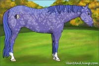 Horse Color:Watercolor Liver Chestnut Ice 