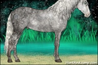 Horse Color:Liver Red Dun Ice Pearl Mushroom