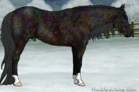 Horse Color:Midnight Brown Ice 
