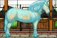 Horse Color:Thunderstruck Palomino Varnish Rabicano