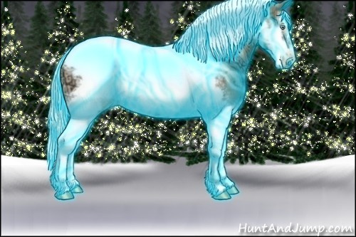 Horse Color:Gray Thunderstruck Silver Classic Champagne Ice Pearl Sabino Splash Tobiano Frame