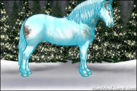 Horse Color:Gray Thunderstruck Silver Classic Champagne Ice Pearl Sabino Splash Tobiano Frame