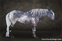 Horse Color:White Spotted Silver Brown Chinchilla Ice Dun 